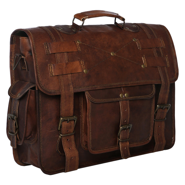 large leather briefcase
