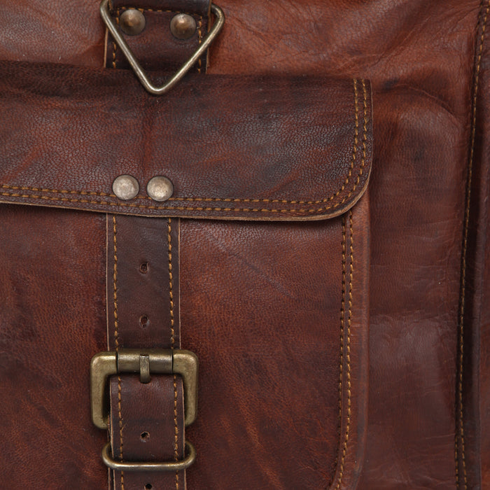 buy leather duffel online