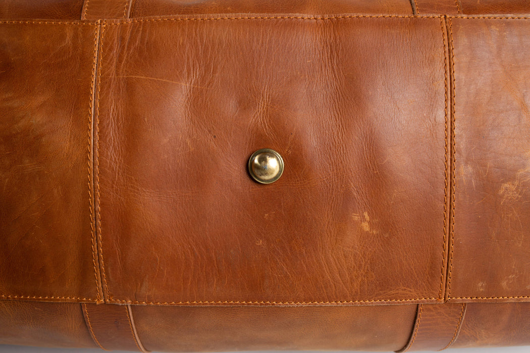 Duffel bag high end leather