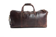 Brown Leather Holdall For Men