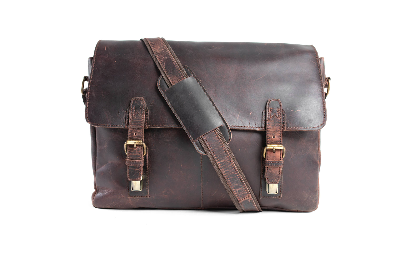 Brown Leather Messenger Bags For Men — High On Leather