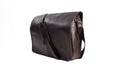 Dark Brown Leather Laptop Bag For men