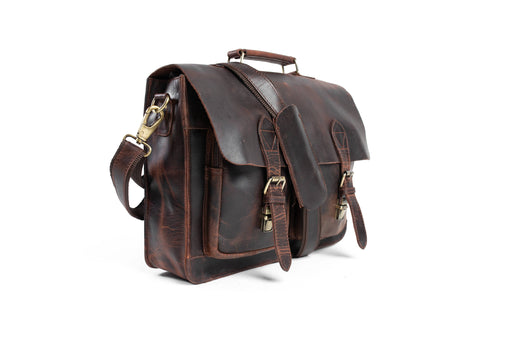 Dark Brown Leather briefcase