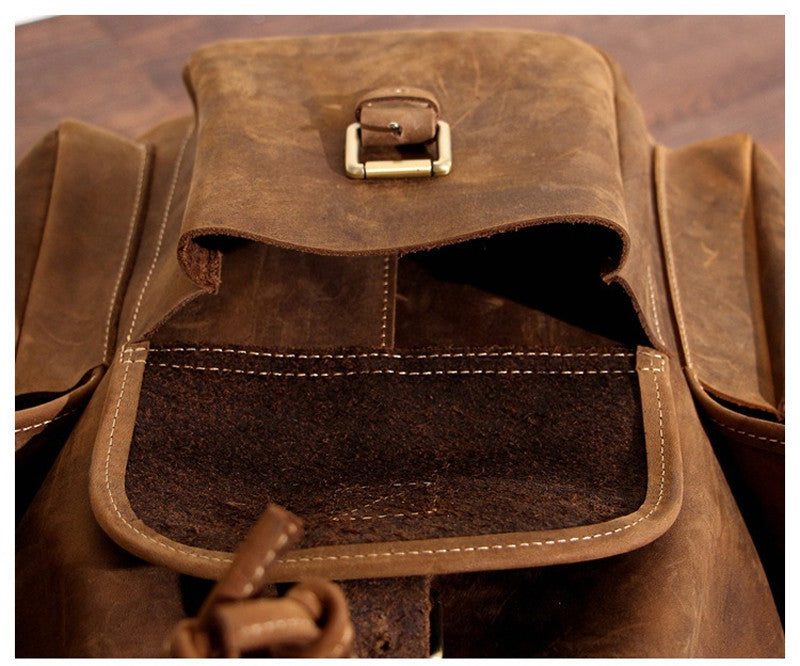 Men's Messenger Bag Handmade Greek Leather Bag Small -  Finland