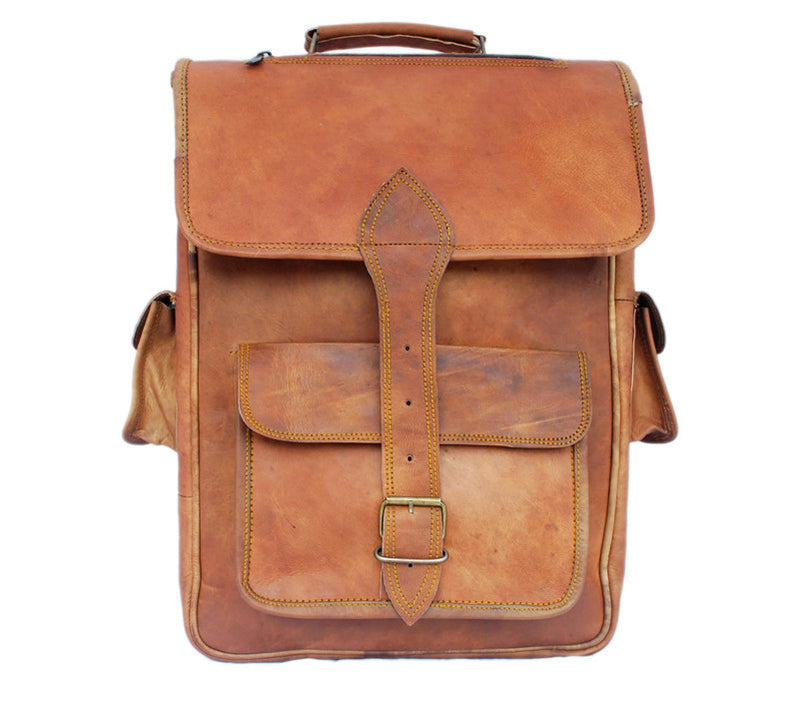 Vintage Men's Leather Backpack — High On Leather