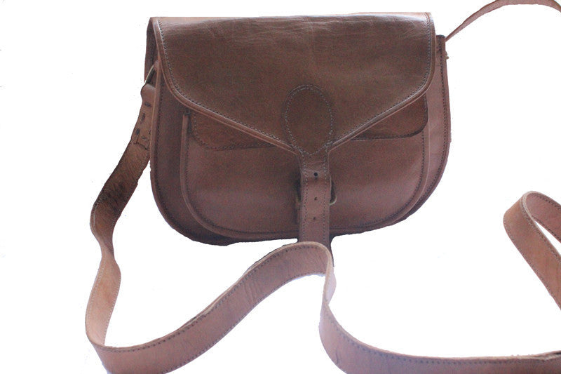 Leather Crossbody Messenger Bag