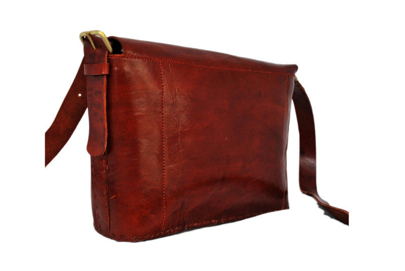 handmade red purse