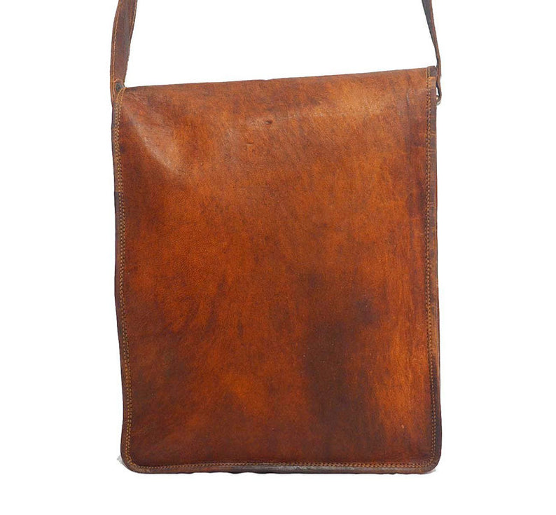 Vertical Leather Messenger Bags — High On Leather