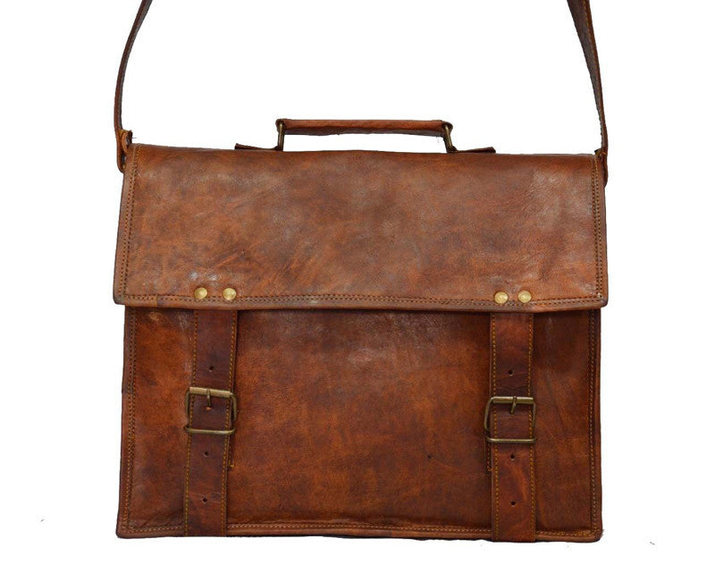 mens leather satchels