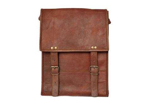 ipad leather satchel