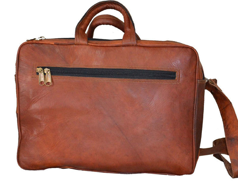 Retro leather business bags