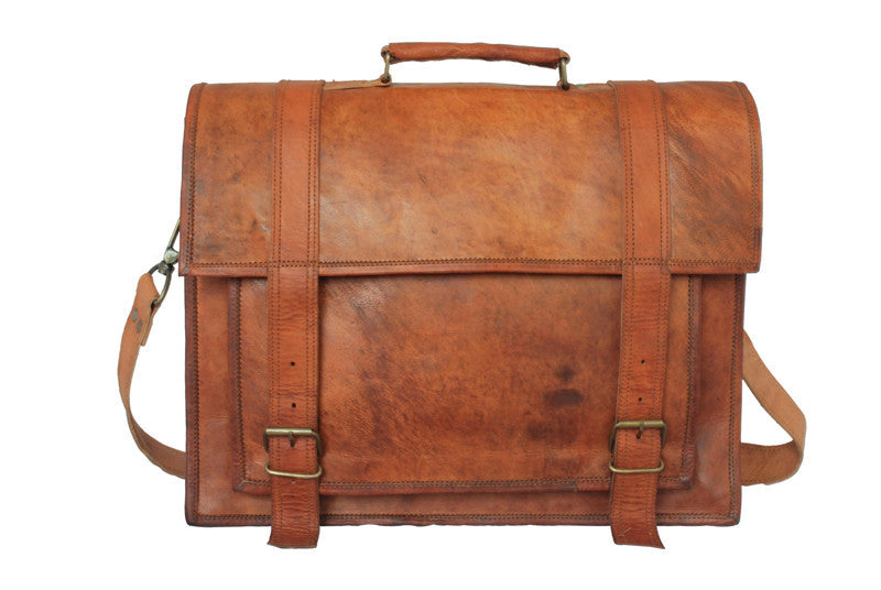 Luxury Leather Satchel 15 — High On Leather