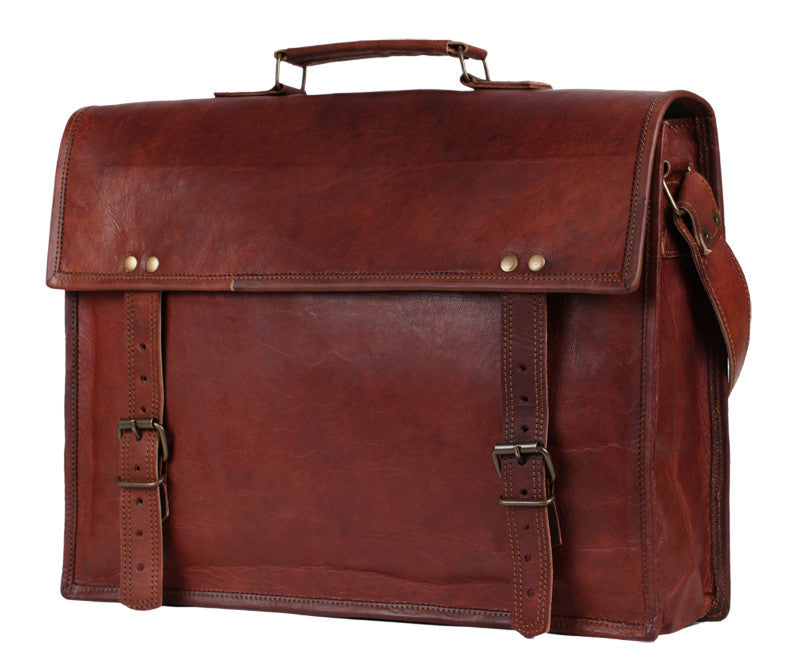 designer leather briefcase