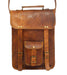 vertical leather satchel